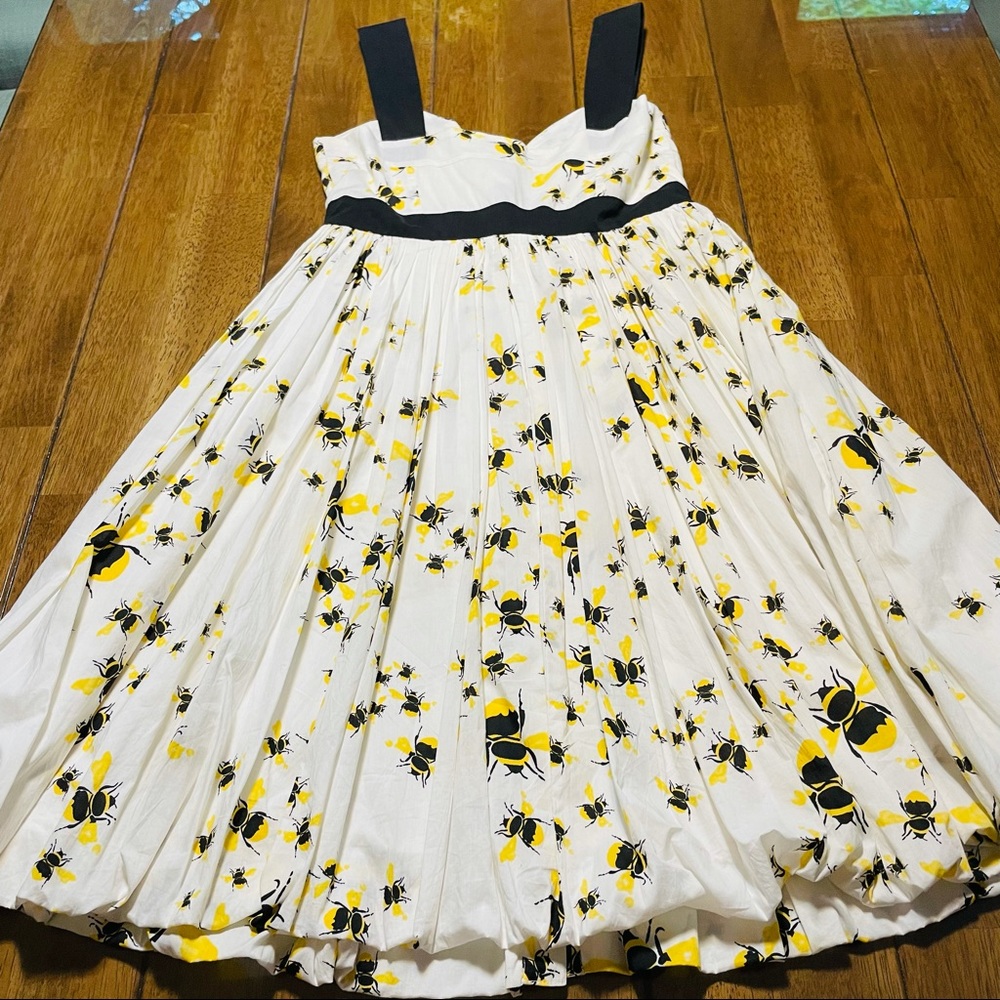 NWOT Diane Von Furstenberg Carson Bumblebee Sundress - Picture 6 of 11